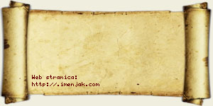 Jana Ivanić vizit kartica